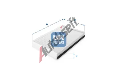 UFI Filtr vzduchu v interiru UFI 53.110.00, 53.110.00