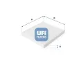Filtr vzduchu v interiéru UFI ‐ UFI 53.112.00 Filtr vzduchu v interiéru UFI ‐ UFI 53.112.00