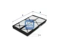 Filtr vzduchu v interiru UFI ‐ UFI 53.114.00