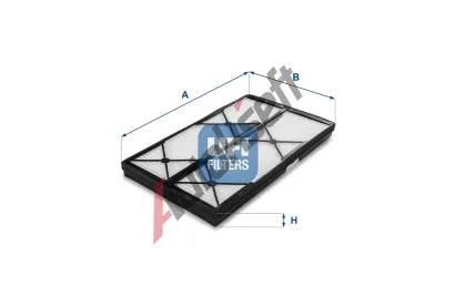 UFI Filtr vzduchu v interiru UFI 53.114.00, 53.114.00