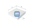 UFI Filtr vzduchu v interiru ‐ UFI 53.115.00