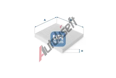 UFI Filtr vzduchu v interiru UFI 53.125.00, 53.125.00