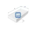 Filtr vzduchu v interiru UFI ‐ UFI 53.136.00