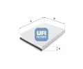 Filtr vzduchu v interiru UFI ‐ UFI 53.137.00