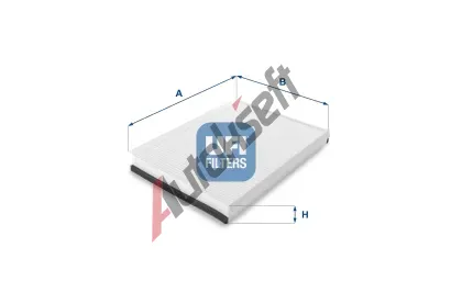 UFI Filtr vzduchu v interiru UFI 53.137.00, 53.137.00