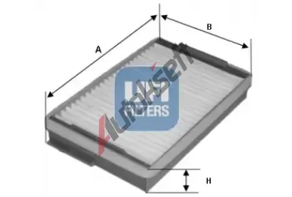 UFI Filtr vzduchu v interiéru UFI 53.139.00, 53.139.00 UFI Filtr vzduchu v interiéru UFI 53.139.00, 53.139.00