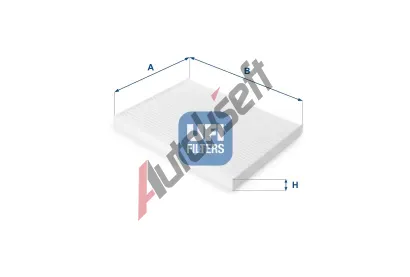 UFI Filtr vzduchu v interiru UFI 53.146.00, 53.146.00