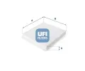 Filtr vzduchu v interiru UFI ‐ UFI 53.150.00
