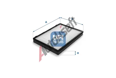UFI Filtr vzduchu v interiru UFI 53.151.00, 53.151.00