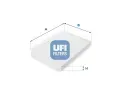 Filtr vzduchu v interiru UFI ‐ UFI 53.152.00