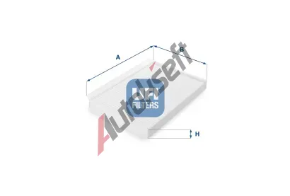 UFI Filtr vzduchu v interiru UFI 53.152.00, 53.152.00
