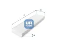 Filtr vzduchu v interiru UFI ‐ UFI 53.156.00