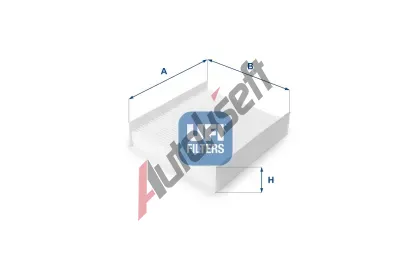 UFI Filtr vzduchu v interiru UFI 53.157.00, 53.157.00