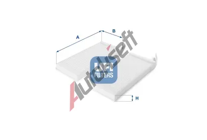 UFI Filtr vzduchu v interiru UFI 53.164.00, 53.164.00
