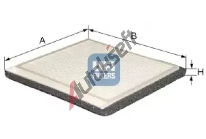 UFI Filtr vzduchu v interiru UFI 53.188.00, 53.188.00