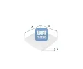 Filtr vzduchu v interiru UFI ‐ UFI 53.210.00