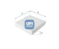 Filtr vzduchu v interiru UFI ‐ UFI 53.218.00