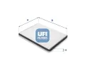 Filtr vzduchu v interiru UFI ‐ UFI 53.222.00