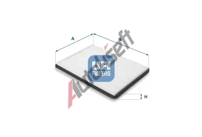 UFI Filtr vzduchu v interiru UFI 53.222.00, 53.222.00