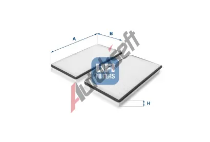 UFI Filtr vzduchu v interiru UFI 53.228.00, 53.228.00