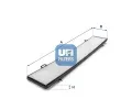 Filtr vzduchu v interiru UFI ‐ UFI 53.236.00