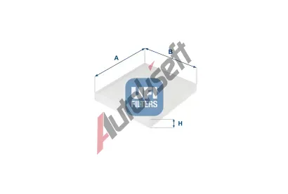 UFI Filtr vzduchu v interiru UFI 53.243.00, 53.243.00