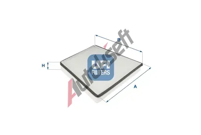 UFI Filtr vzduchu v interiru UFI 53.245.00, 53.245.00