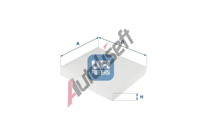 UFI Filtr vzduchu v interiru UFI 53.246.00, 53.246.00