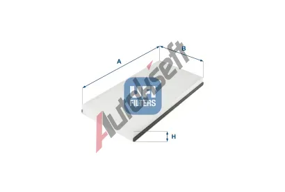 UFI Filtr vzduchu v interiéru UFI 53.247.00, 53.247.00  UFI Filtr vzduchu v interiéru UFI 53.247.00, 53.247.00