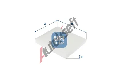 UFI Filtr vzduchu v interiru UFI 53.248.00, 53.248.00
