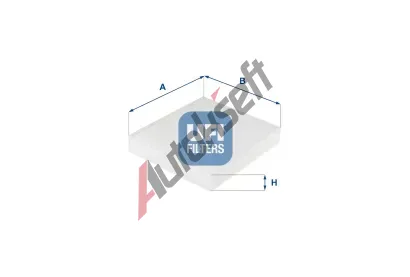 UFI Filtr vzduchu v interiru UFI 53.249.00, 53.249.00