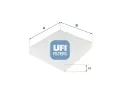UFI Filtr vzduchu v interiru ‐ UFI 53.254.00