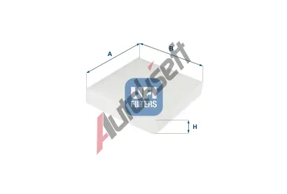 UFI Filtr vzduchu v interiru UFI 53.256.00, 53.256.00