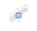 Filtr vzduchu v interiru UFI ‐ UFI 53.257.00