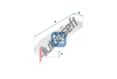 UFI Filtr vzduchu v interiru UFI 53.257.00, 53.257.00
