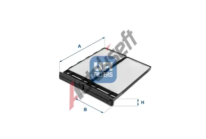 UFI Filtr vzduchu v interiru UFI 53.258.00, 53.258.00