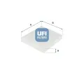 Filtr vzduchu v interi�ru&nbsp;UFI&nbsp;&dash;&nbsp;UFI 53.261.00