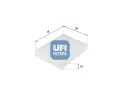 Filtr vzduchu v interiru UFI ‐ UFI 53.275.00