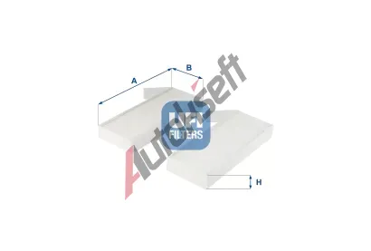UFI Filtr vzduchu v interiru UFI 53.277.00, 53.277.00