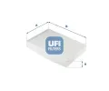 Filtr vzduchu v interiru UFI ‐ UFI 53.293.00