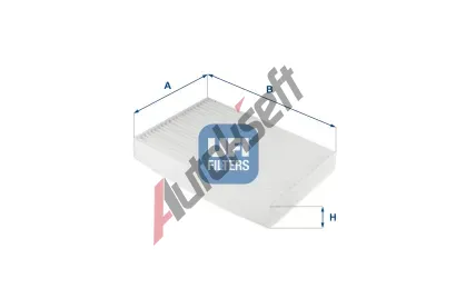 UFI Filtr vzduchu v interiru UFI 53.293.00, 53.293.00