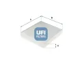 Filtr vzduchu v interiru UFI ‐ UFI 53.294.00