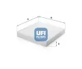 Filtr vzduchu v interiru UFI ‐ UFI 53.298.00