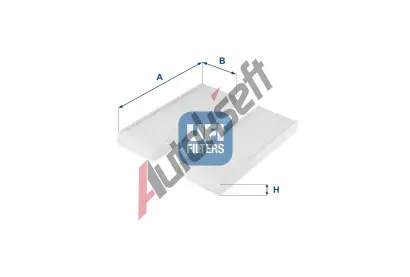 UFI Filtr vzduchu v interiru UFI 53.313.00, 53.313.00