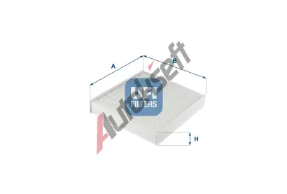 UFI Filtr vzduchu v interiru UFI 53.321.00, 53.321.00