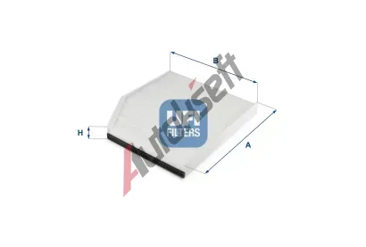 UFI Filtr vzduchu v interiru UFI 53.323.00, 53.323.00