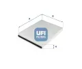 UFI Filtr vzduchu v interiru ‐ UFI 53.324.00