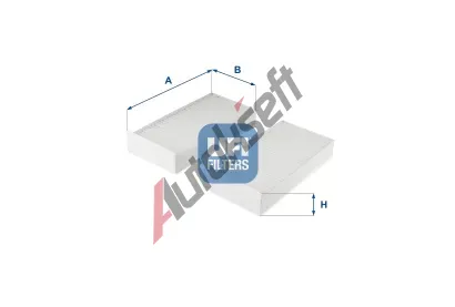 UFI Filtr vzduchu v interiru UFI 53.332.00, 53.332.00