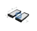 Filtr vzduchu v interiru UFI ‐ UFI 53.338.00