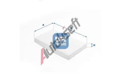 UFI Filtr vzduchu v interiru UFI 53.388.00, 53.388.00